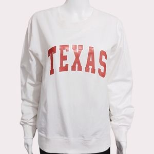 TEXAS White Sweatshirt size L